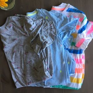 T-shirt with ruffle sleeves